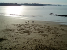 Sand art Saint-Malo N°3