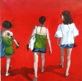 3 filles à Biarritz
