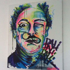 Street coulure sur Dali