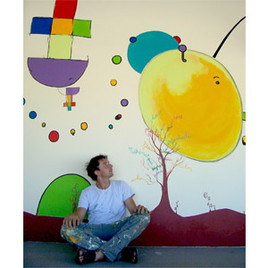 L'artiste devant son oeuvre