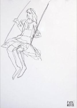 la femme &agrave; la balan&ccedil;oire