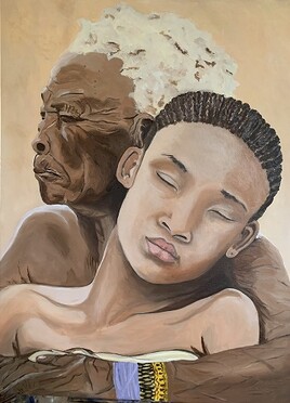 Grand mère et enfant