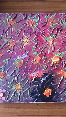 "Flowers" - Acrylique - Année 2016