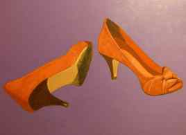 Peau de p&ecirc;che orange