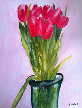 Tulipes en bouquet