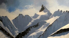 peinture montagne