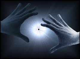 Hands on the drakness