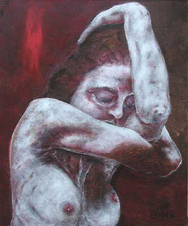 Femme aux cheveux noirs