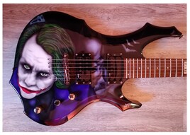 guitare custom paint