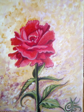 Rose rouge