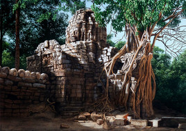 Ta Som et ficus g&eacute;ant