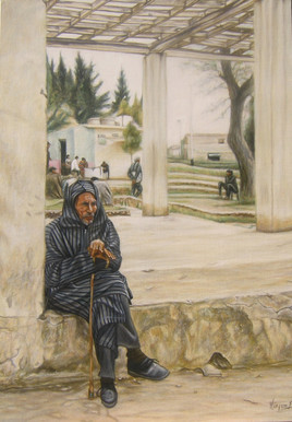 SUR LE BORD D'UNE RUINE