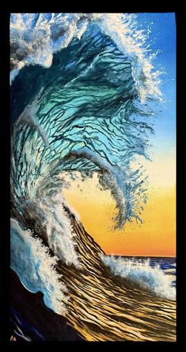 « Rouleau au crépuscule »