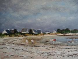 Promenade sur la plage 