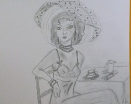 Dessin "Pin Up" ou bourgeoise !