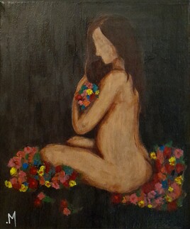 La fille aux douces fleurs