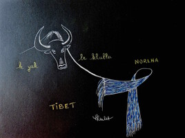 Au fil du monde Tibet : la laine de yak / Threads of the world Tibet : the white thread of yak.
