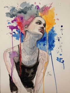 des pens&eacute;es dans la t&ecirc;te