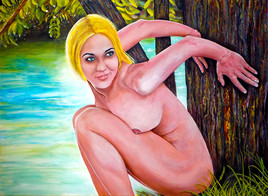 rivi&egrave;re blonde turkoize