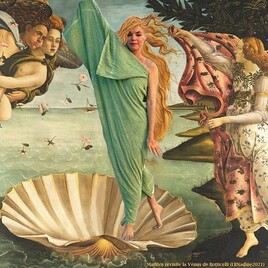 Marilyn " la Vénus" de Botticelli, dernière version 2021