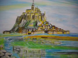 Le Mont Saint-Michel à marée basse