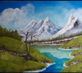 Un jour, à la montagne.