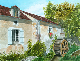 SAINT-EN-PUISAYE (Yonne) Le moulin de Vanneau