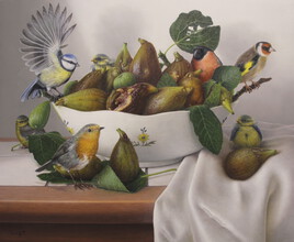 Dégustation de figues (38 x 46 cm) 8F