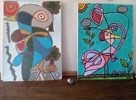 L'Oiseau et le Flamant Rose L'Oiseau et le Flamant Rose