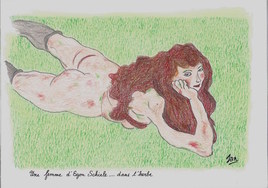 Une femme d'Egon Schiele