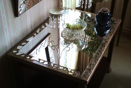 table miroirs