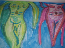 La chienne et la chatte