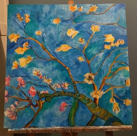 Amandier en fleur, reprise