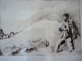 Berger et ses moutons