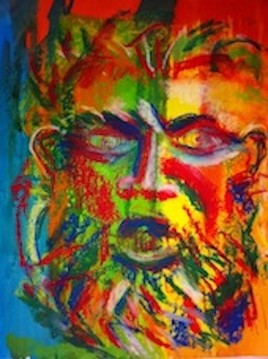 L'homme à la barbe de mille feux.