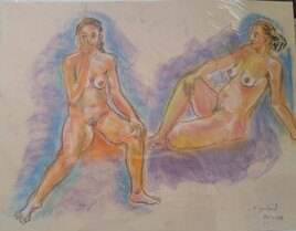 Composition de nus mod&egrave;le vivant