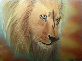 The thinking lion