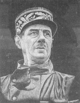 Portrait du général de GAULLE (1890 - 1970)
