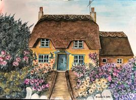 Rose cottage honington England