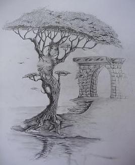 la femme  arbre