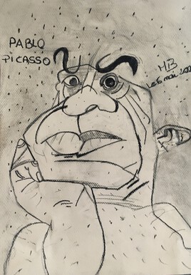 Caricature Pablo Picasso