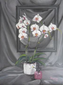 le cadre aux orchidées