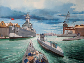 Port de la Baltique en 1939.