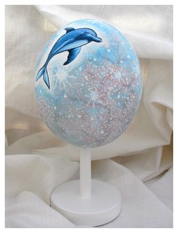 Oeuf d'autruche : r&ecirc;ve d'oc&eacute;an