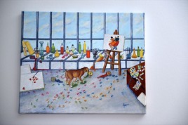 L'ATELIER DE PEINTURE