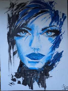 Femme bleue - 2&egrave;me -
