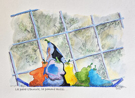 La poire s'ennuie, la pomme aussi