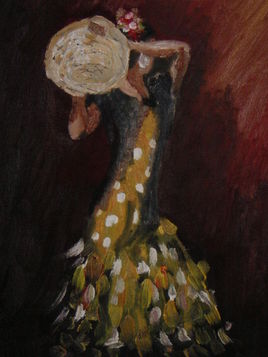 Gitanilla con su canasta