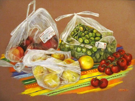 Sur la table de la cuisine