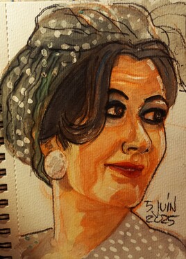 La Dame aux petits pois